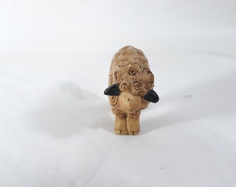 Small Resin Sheep Figurine Miniature Farm Animal
