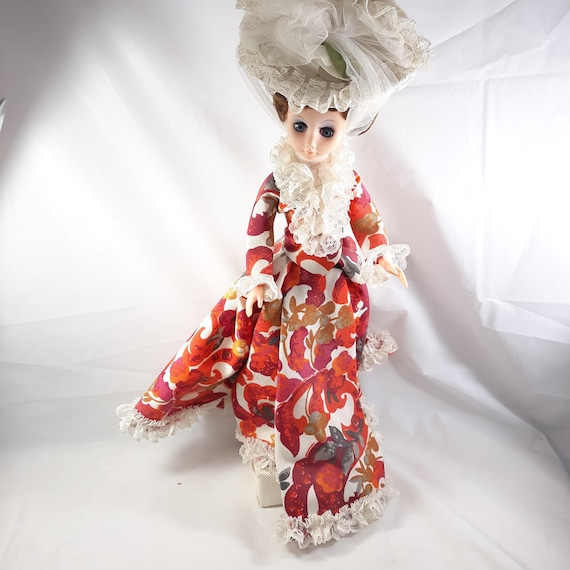 VTG Boutique Traveler West Palm Beach Florida Doll 60s 70s Red Pink Flower  Dress - Etsy