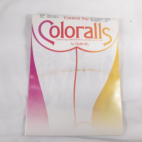 Colorall by Underalls Control Top Pantyhose Bluep… - image 1