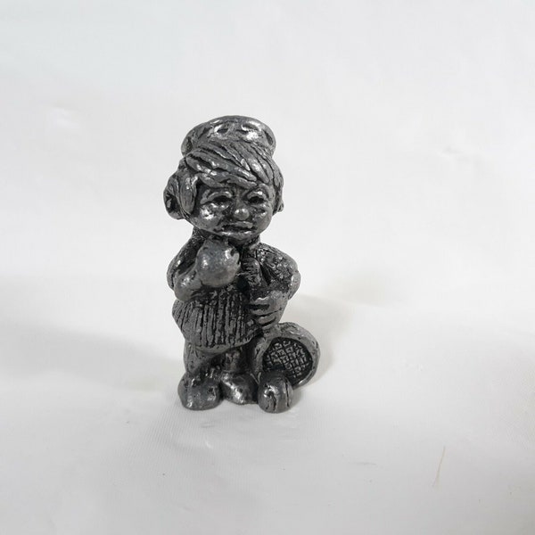 Pewter Boy Figurine Etsy