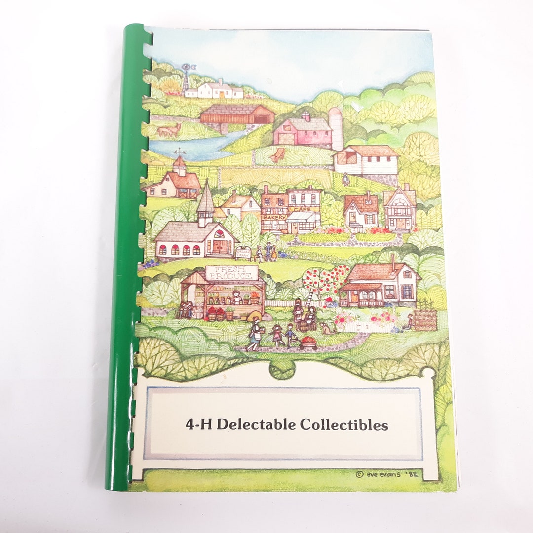 4-H Delectable Collectibles Cook Book Shawnee County Kansas 1986 - Etsy