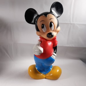 Mickey Mouse Bank Vintage Walt Disney 11.75&quot; Tall