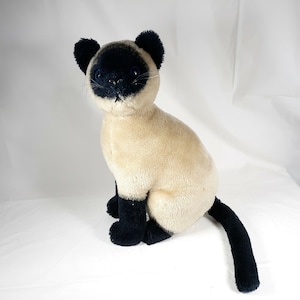Dakin Fun Farm Siamese Cat Vintage Plush Plastic Eyes