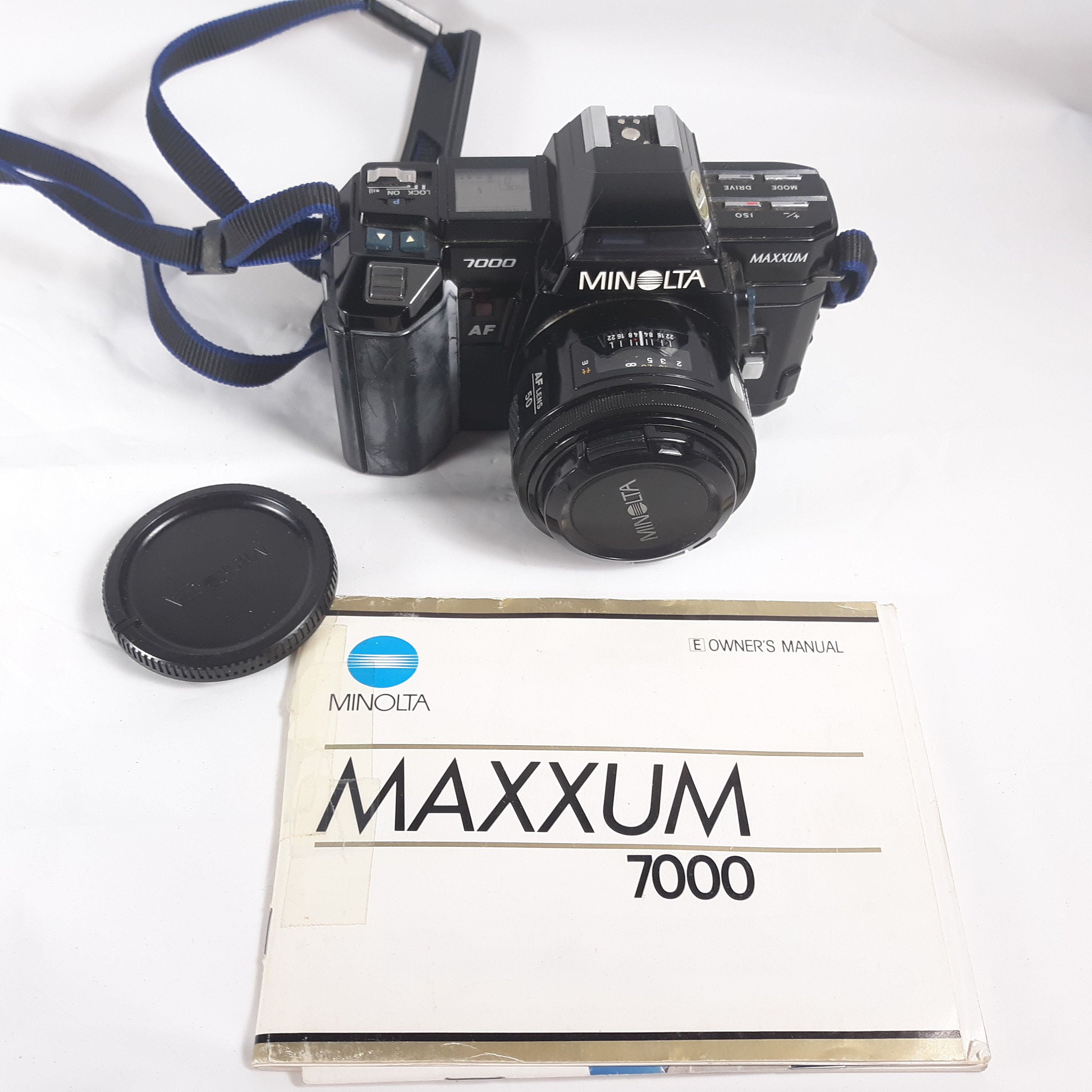 Untested Minolta Maxxum 7000 35mm SLR AF Camera A Lens Mount