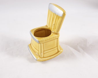 Rocking Chair Toothpick Holder Enesco Japan Vintage Ceramic