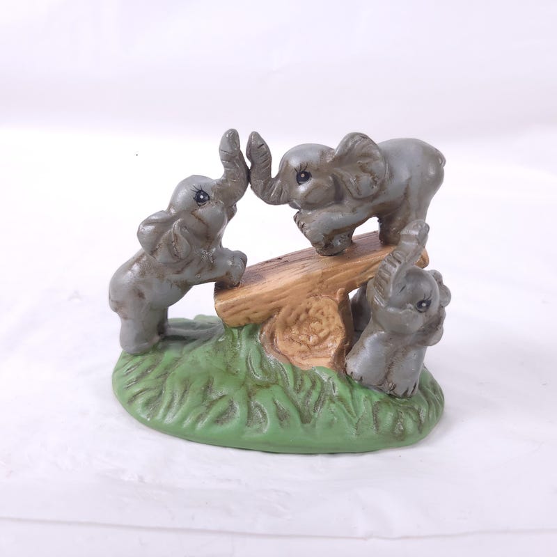 Ceramic Animals Playing - Etsy