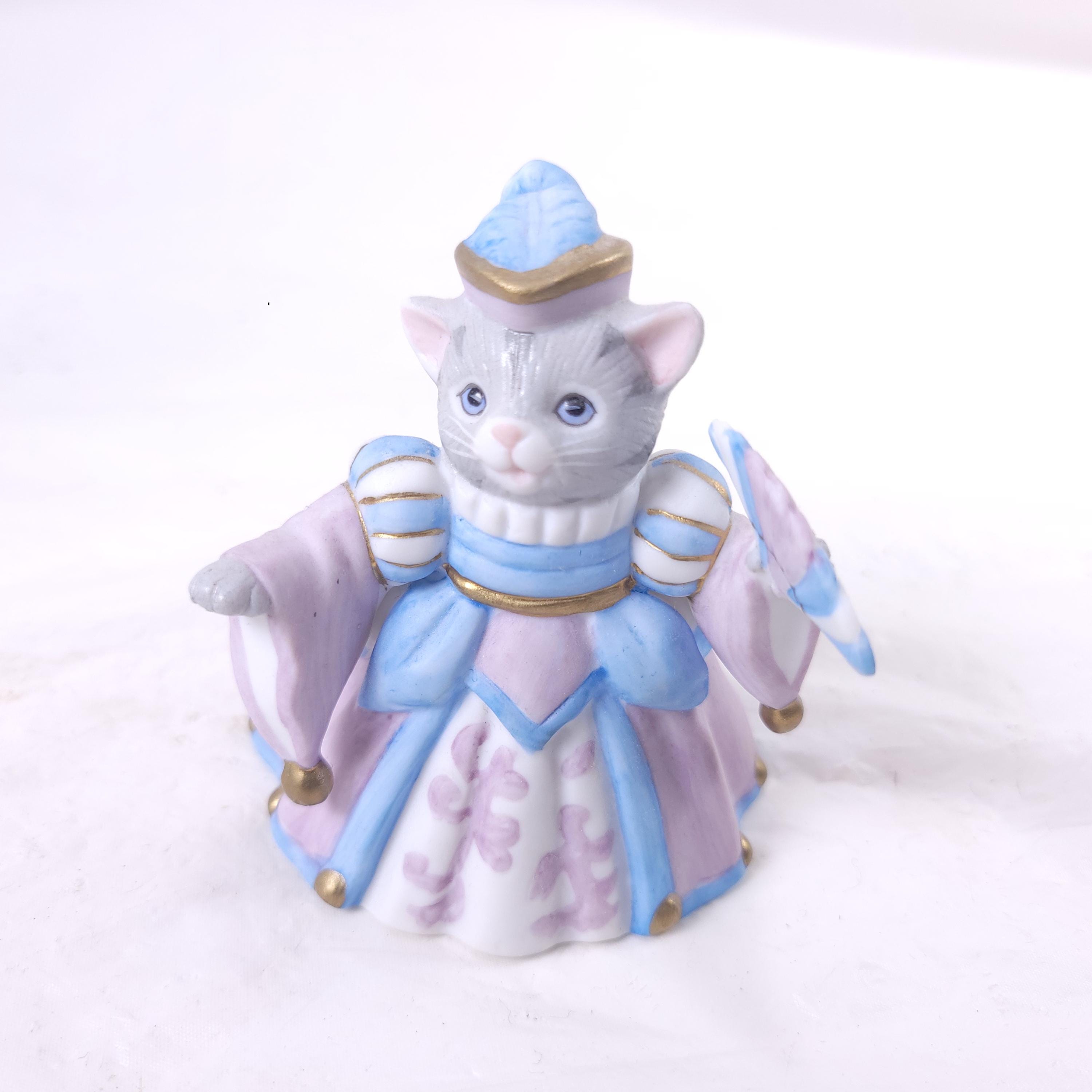 Vintage Schmid Kitty Cucumber Happy Hostess Anthropomorphic Cat