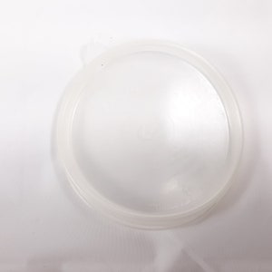 Clear Round Tupperware 4.5&quot; Diameter Lid 215-26