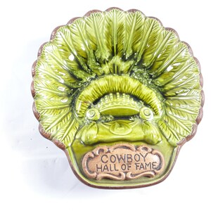 Treasure Craft Cowboy Hall of Fame Trinket Dish