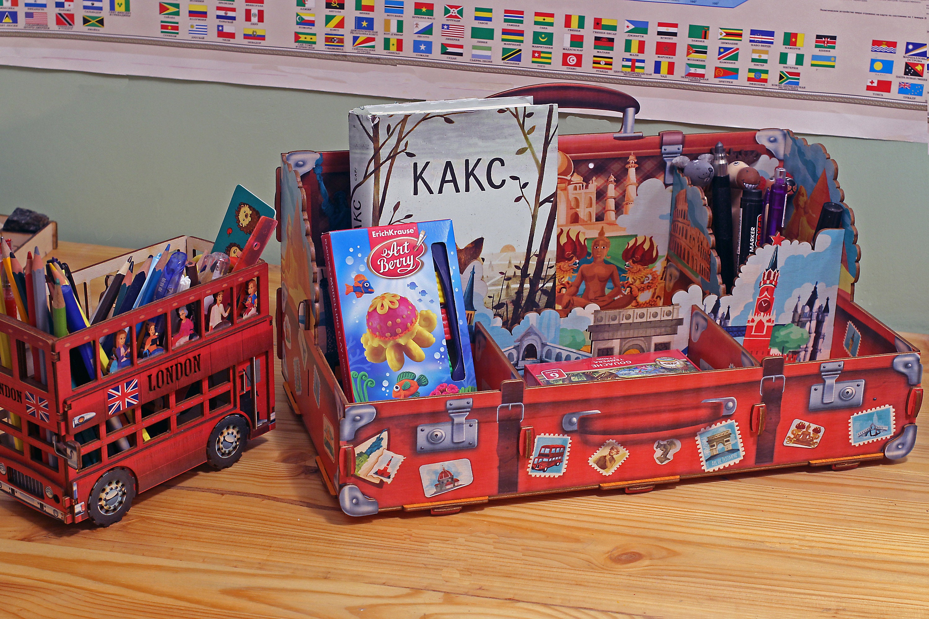 Organizer Travel Files for Laser Cutting and Color UV Printing Etsy