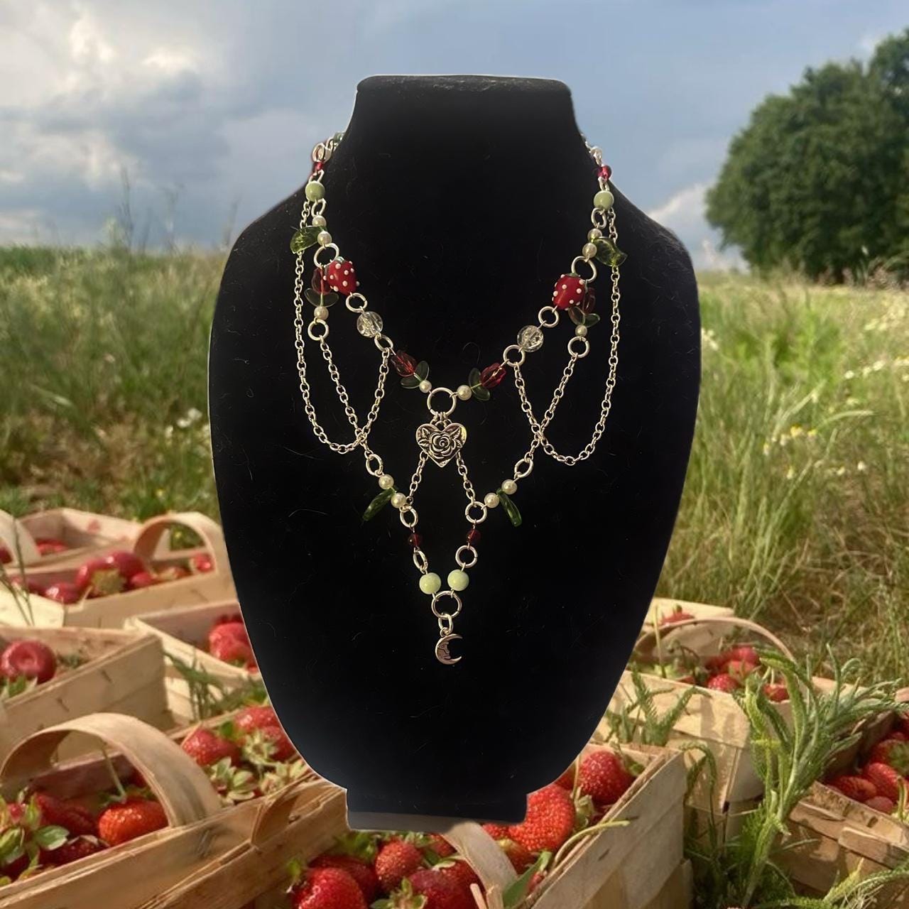 Vivienne Westwood Strawberry Necklace - Etsy
