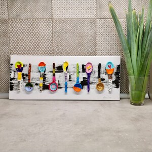 Handcrafted Home and Kitchen Wall Art (Spoon Collection)