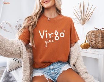Virgo Birthday Gift for Her, Virgo Girl Shirt, Zodiac Sign Shirt, Astrology Tee, September Birthday Gift, Horoscope Lover Shirt