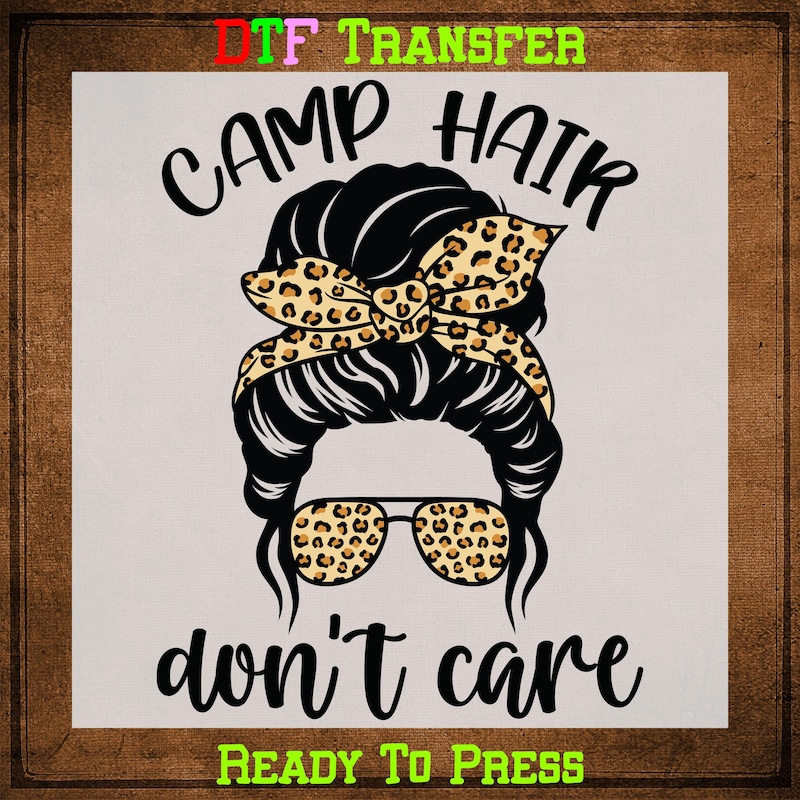 Camp Hair Don't Care - Etsy