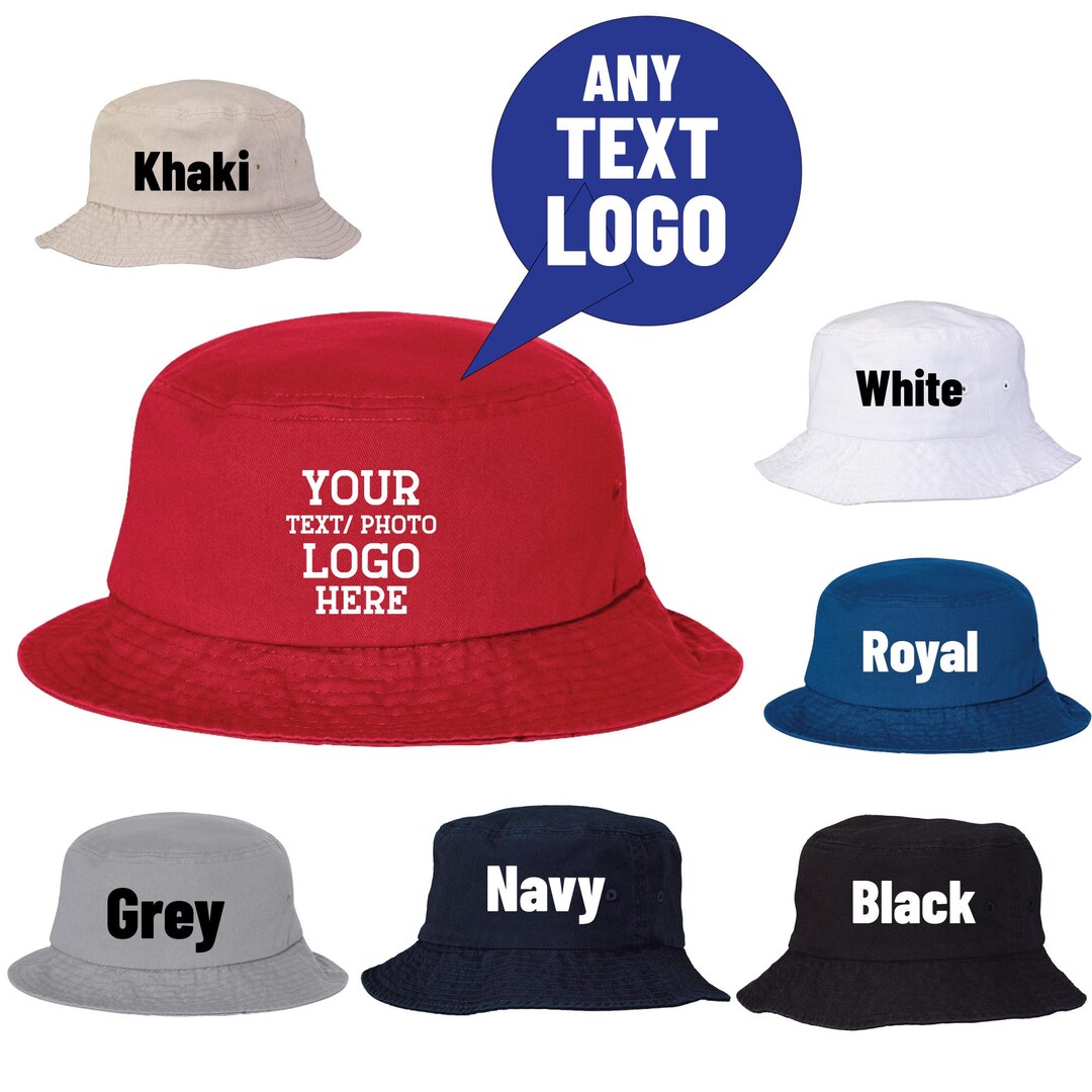 Custom Bucket Hat Personalized Logo Bucket Hat Custom Text Bucket Hat Custom Bucket Hat Personalized Logo Bucket Hat Custom Text Bucket Hat