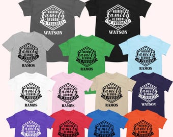 Warning Family Reunion In Progress Shirt, Personalized Family Vacation Shirt, Family Gathering Shirt, Customizable Family Reunion Shirts