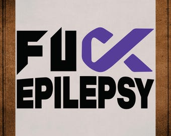 Epilepsy Awareness DTF Transfer Ready to Press, Epilepsy Warrior Iron On Heat Transfer for Shirt, Epilepsy UV Sticker Gifts