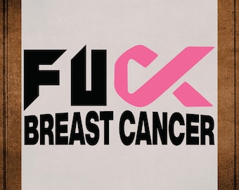 Breast Cancer Awareness DTF Transfer Ready to Press, Breast Cancer Warrior Iron On Heat Transfer for Shirt, Cancer Funny Gifts