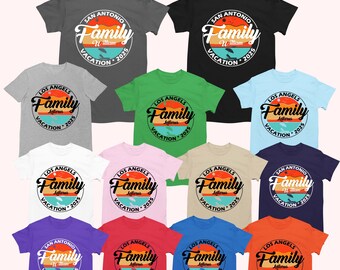 Retro Custom Family Reunion Shirt, Customizable Family Reunion Shirts, Personalized Family Reunion Shirt, Family Name Matching Shirt