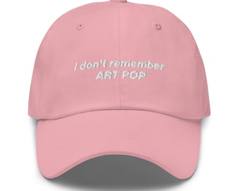 I Don't Remember Art Pop - Dad Hat