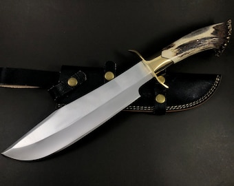 Inglorious Basterds Replica Bowie Knife, Handmade D2 Steel Movie Replica Bowie, Gift for him