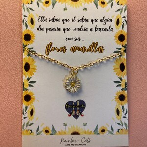 Collana Floricienta Flores Amarillas immagine 4