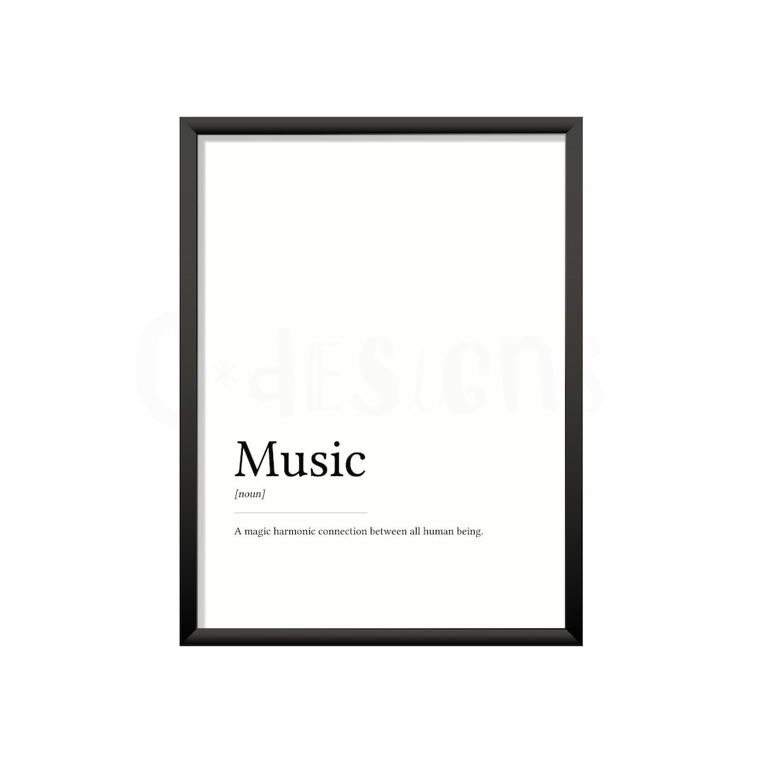 music-definition-printable-poster-meaning-music-dictionary-etsy