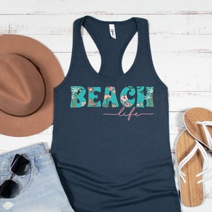 Beach Life Tank Top, Summer Tank Top, Beach Tank Top, Beach Life Tank, Beach Tank, Vacation Tank, Beach Vacation Tank, Summer Lover Shirt