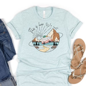 So rollen wir Shirt, Wüstencamping Shirt, Nomaden Shirt, Camping Shirt, Wüsten Shirt, Van Life Shirt, Camper Shirt, Camping T-Shirt