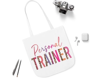 Personal Trainer Tote Bag, Personal Trainer Gift, Canvas Personal Trainer Tote Bag, Tote Bag for Personal Trainer, Personal Trainer Tote