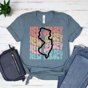 New Jersey Shirt, NJ Shirt, New Jersey Gifts, New Jersey Tee, State Shirt, New Jersey State Shirt, New Jersey T-Shirt, Cute New Jersey Shirt