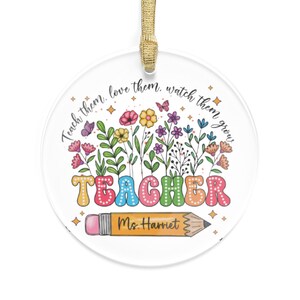 Teacher Ornament, Gift for Teacher, Christmas Ornament for Teacher, Teacher Gift, Christmas for Teacher
