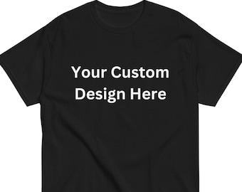 Custom Design Unisex Classic Tee | Describe Your Idea, and I'll Create It Just for You | Unique, Personalized Designs Made to Order