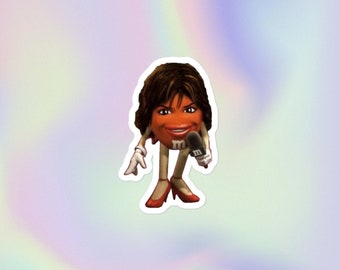 Lisa Rinna M&M | Funny Iconic Housewife Silly Viral Random Sarcastic Oddly Specific Weird Meme Design | Bubble-Free Sticker