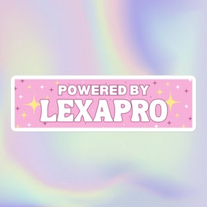Desarrollado por Lexapro / Meme divertido, lindo, ofensivo, desquiciado, sarcástico, irónico, tonto y mental / Botella de agua o calcomanía para parachoques sin burbujas