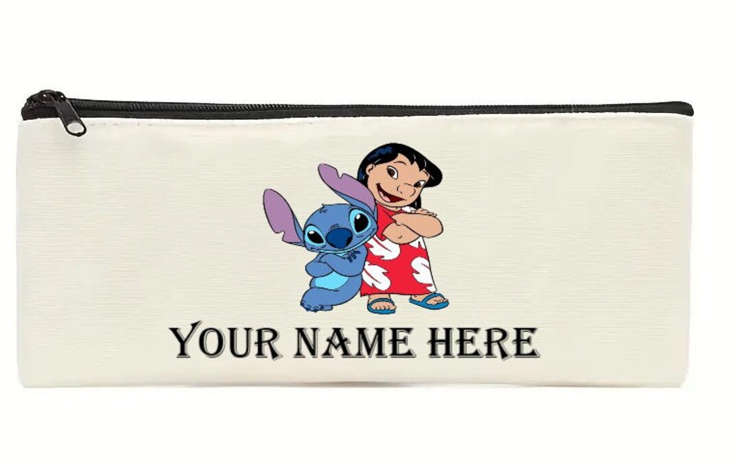 Personalised Lilo & Stitch Pencil Case Gift Stationary Bag Etsy