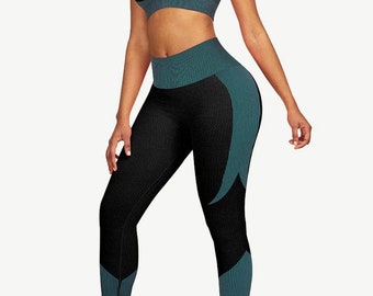 Seamless Activewear Set Sports Bra and High Waisted Leggings Women Workout Gym Yoga Set