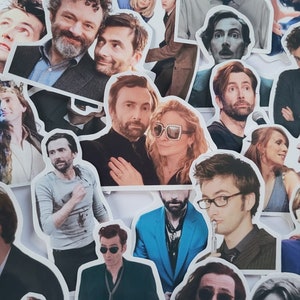 50 pcs David Tennant Sticker Pack