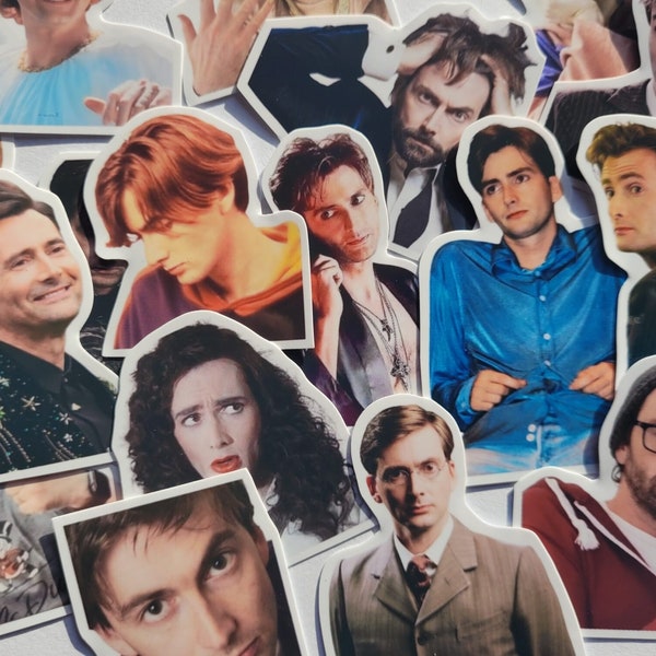 20 pcs David Tennant Sticker Pack