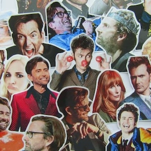 NUOVO 20 pezzi David Tennant Silly Sticker Pack