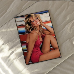 farrah fawcett poster red bathing suit