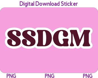 SSDGM Smut Sticker PNG Digital Stickers Book Sticker