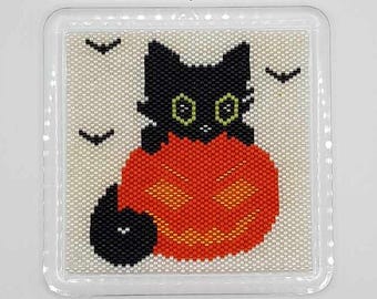 Halloween Duo  Coaster Pattern