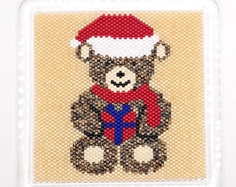 Christmas Teddy Coaster