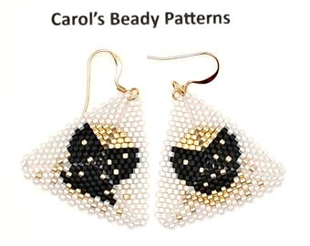 Pot of Gold Triangle Earrings