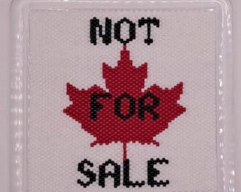 Not For Sale Coaster Pattern