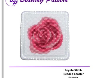 Pink Rose Coaster