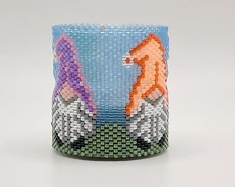 Happy Summer Gnomes Votive Cover