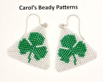 Shamrock Triangle Earrings