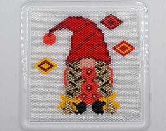 Miss Claudette Gnomette Coaster